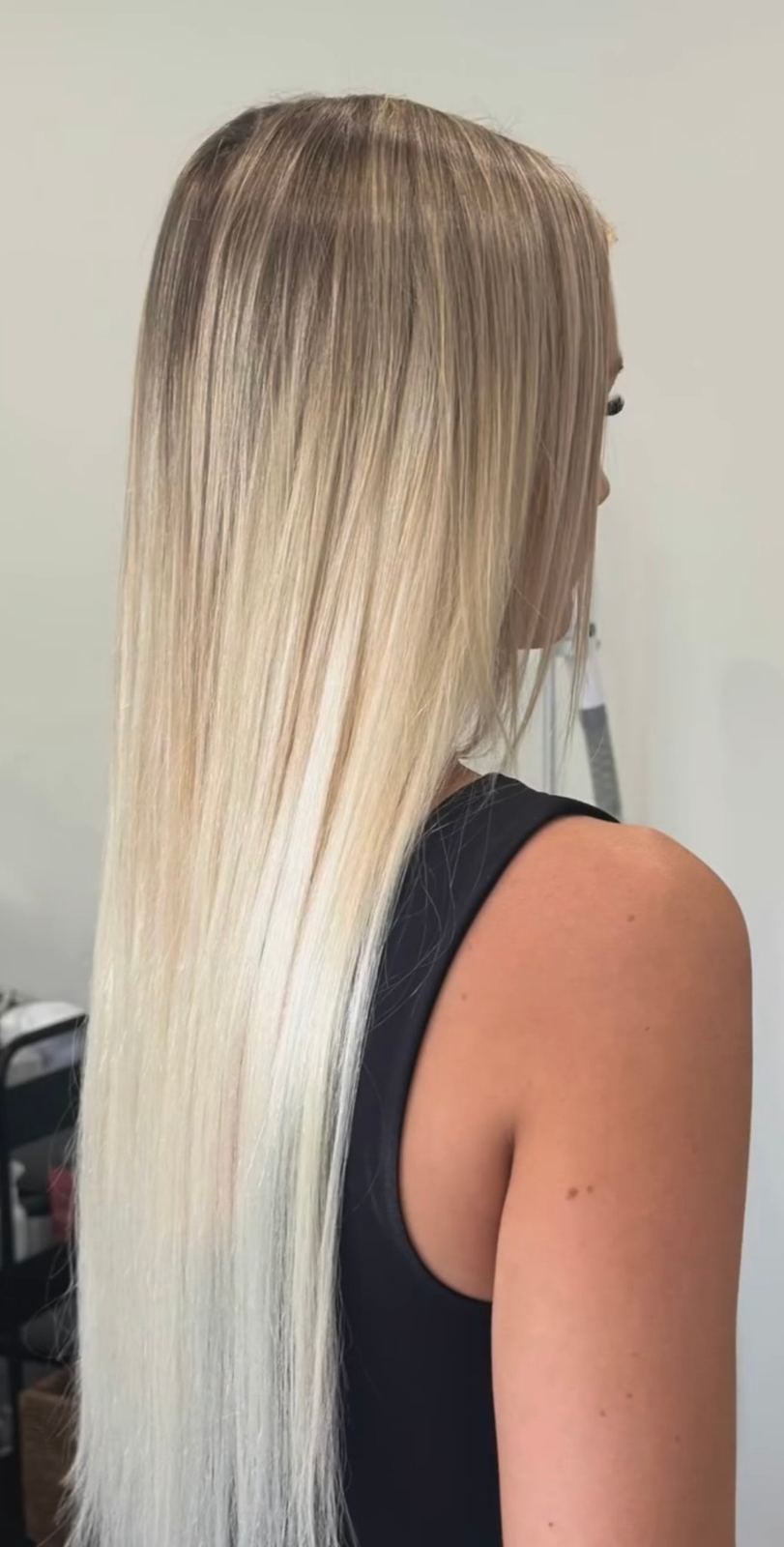 Hair extension result