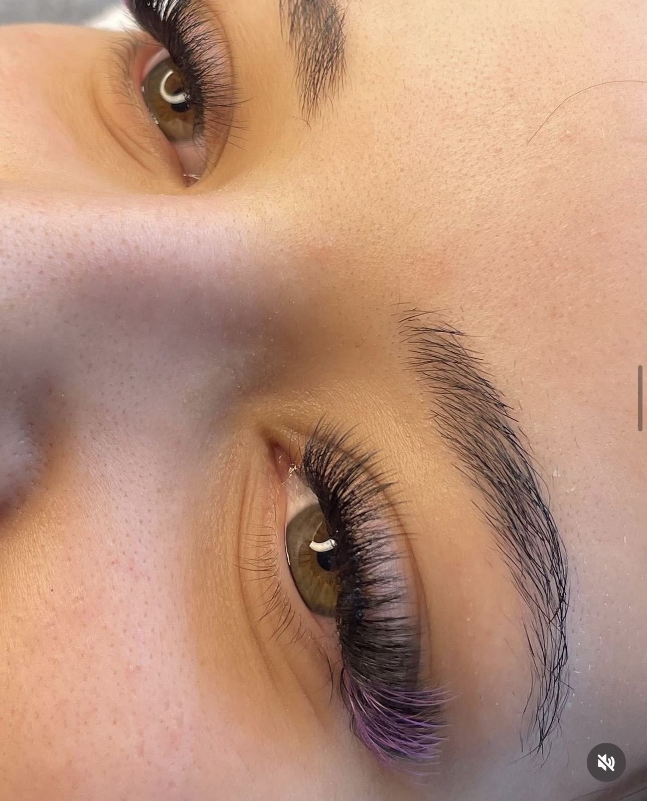 Lash extension result